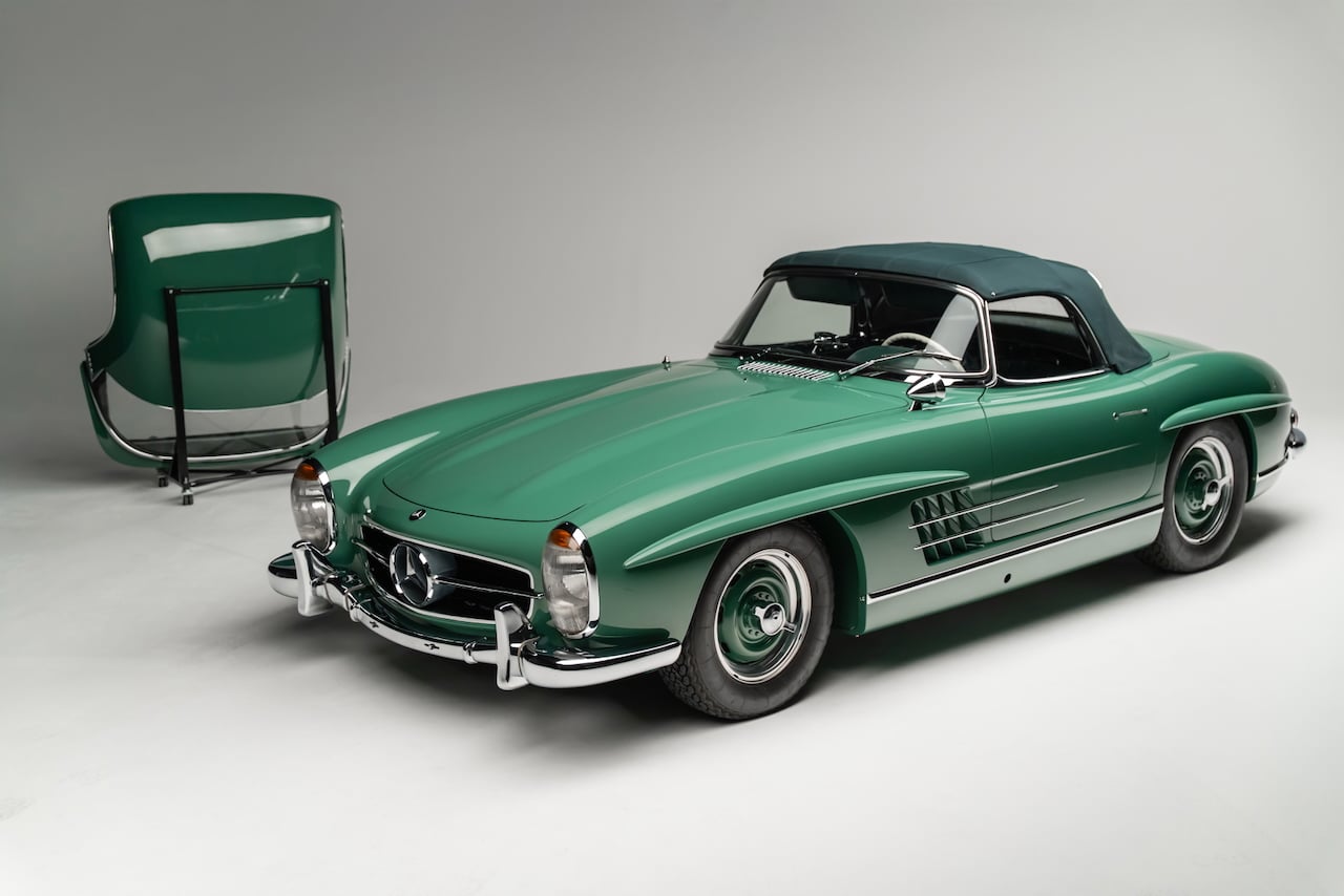MB300SL Roadster grün - 12